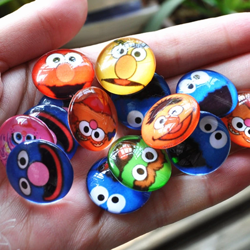 

Hot Sale For Photo DIY 20mm 30pcs Mixed(Samples Ship By Random)Kawaii Glass Cabochons Handmade Art Cameo Settings