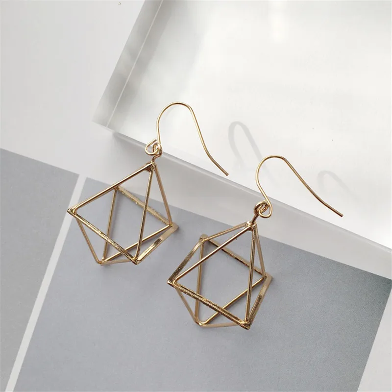 

2019 Personality Geometric Minimalist Punk Earrings Set for Women Tassel Earring Cubic Zirconia Earrings Big Earrings Jewelry