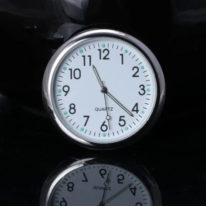 Универсальные автомобильные часы Stick-On Электронные Часы Dashboard Серебристые украшения для SUV автомобили автомобильные аксессуары