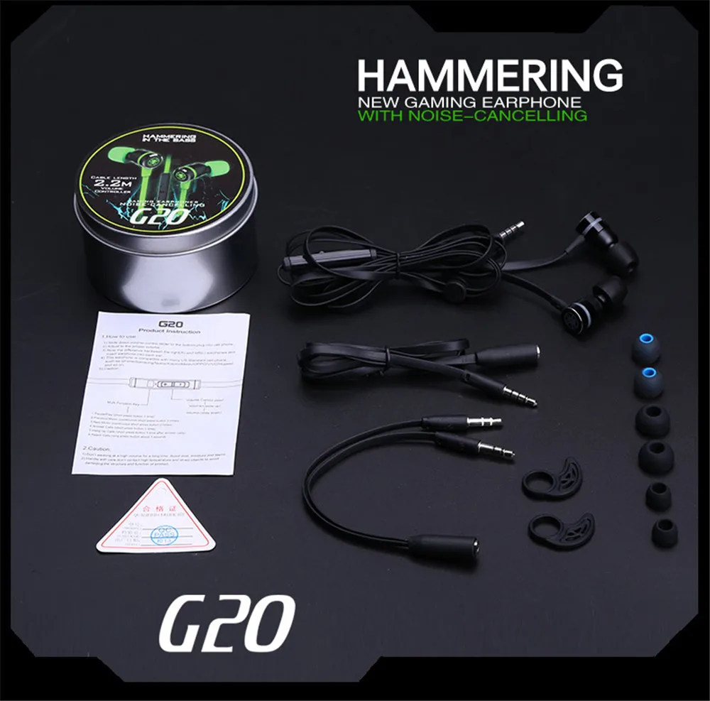 PLEXTONE G20 In-ear Earphone With Microphone Wired Magnetic Gaming Headset Stereo Bass Earbuds Computer Earphone For Phone Sport (24)