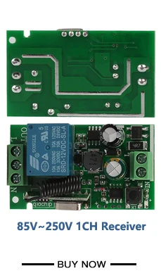 433 МГц DC 12 в 1 канальный беспроводной релейный переключатель дистанционного управления приемник передатчик пульт дистанционного управления Лер для открывания Гаражных дверей Diy