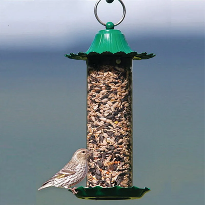 Bird Feeder Outdoor Pet Wild Food Container Park Garden Home Dove Parrot Easy Mini Holder Birds