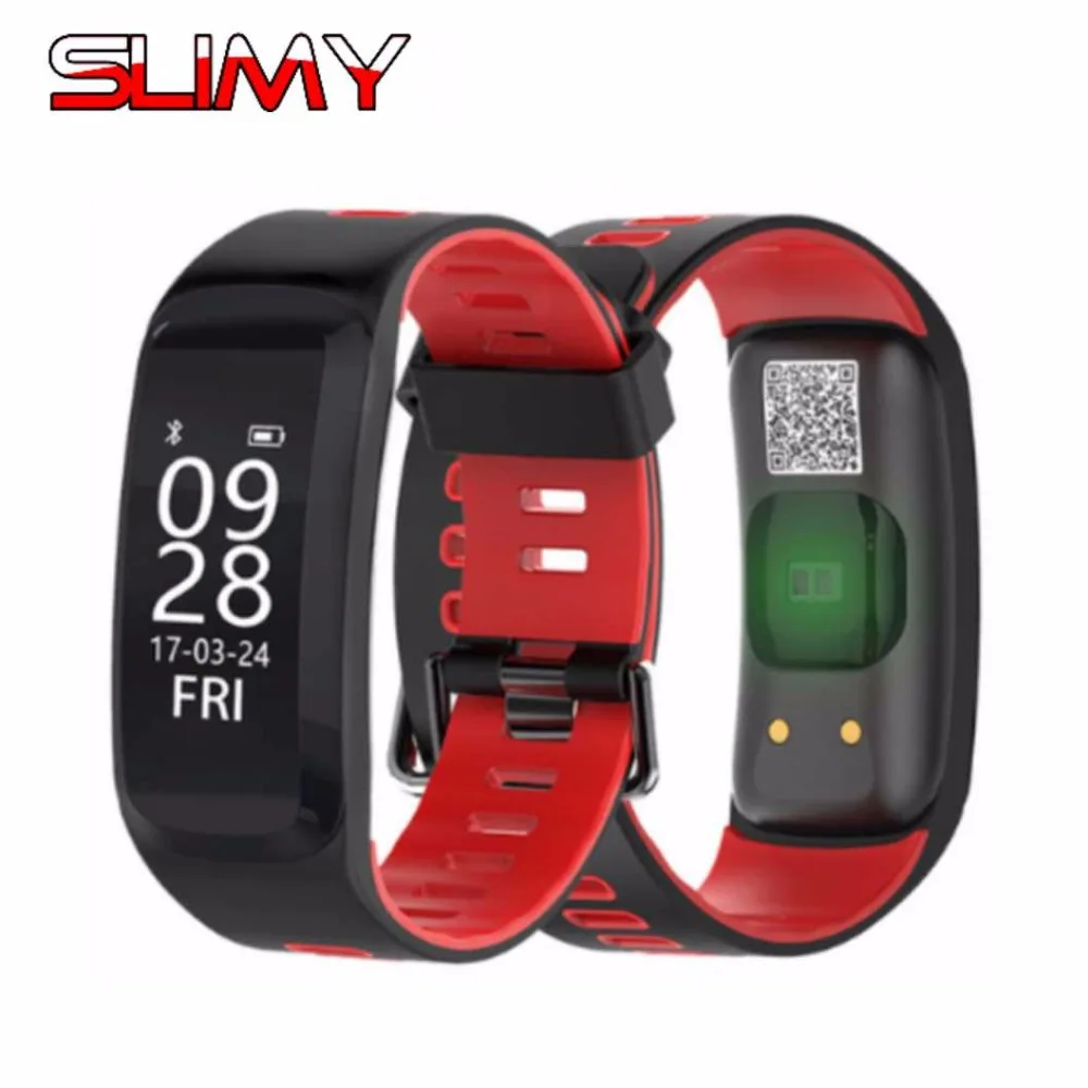 

Slimy Smart Wristband Heart Rate Smart Band Blood Oxygen Pressure Sleep Monitor Fitness Tracker Smart Bracelet IP68 Waterproof