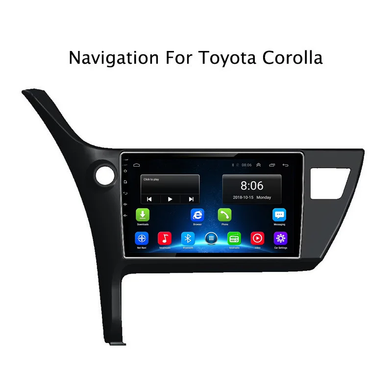 NAVITOPIA 10.1inch 4G LTE WIFI Head Unit for Toyota Corolla 2017 2018 Android 6.0 2G+32G Car DVD