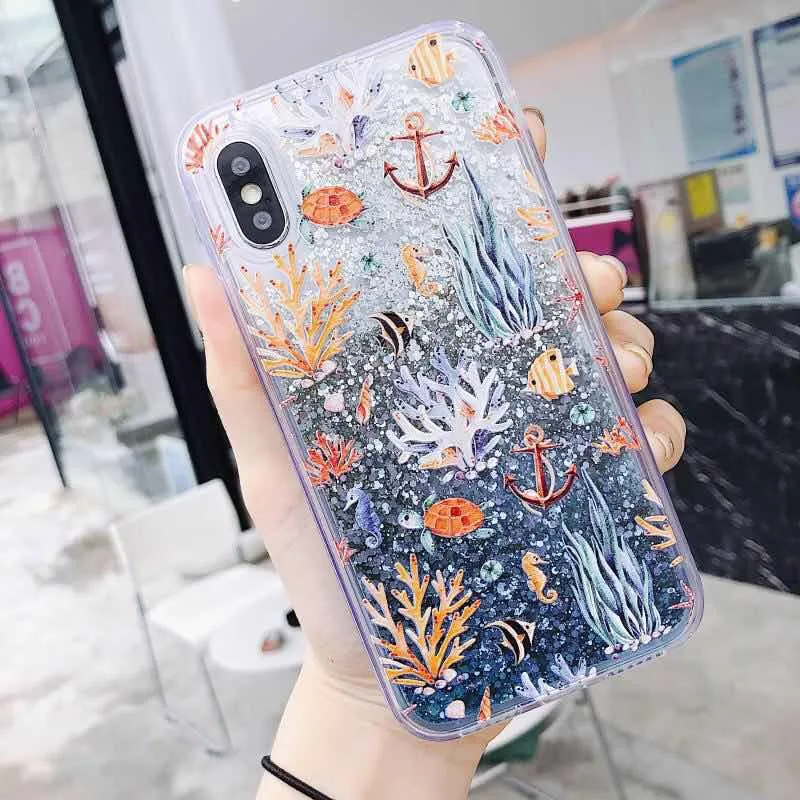 Kerzzil жидкий зыбучий песок Чехлы для Samsung Galaxy A8 A7A6 2018 S10 S9 S8 S7 Edge J5 J3 J7 A5 A3 A7 2017 Note 9 8