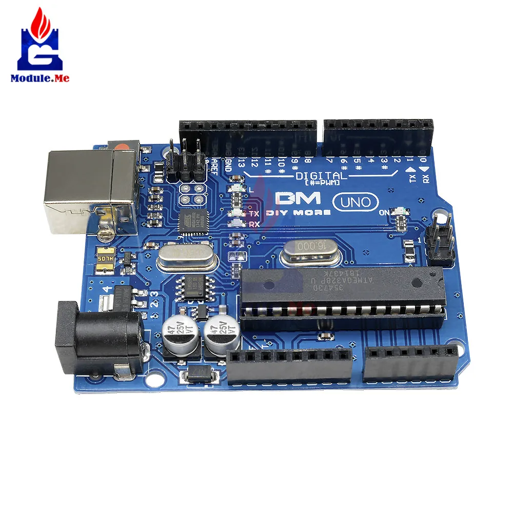 UNO R3 ATmega328P Mega328 макетная плата CH340G CH340 ATMEGA16U2 зуммер микроконтроллер 3,3 В 5 В для Arduino модуль расширения