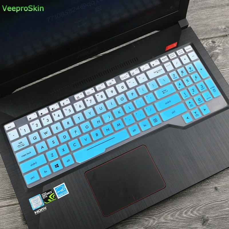 

Laptop Keyboard Cover Protector Skin Silicone 15.6 Inch For Asus Rog Strix Hero Ii Gl504G Gl504Gm Gl504Gs 15.6''