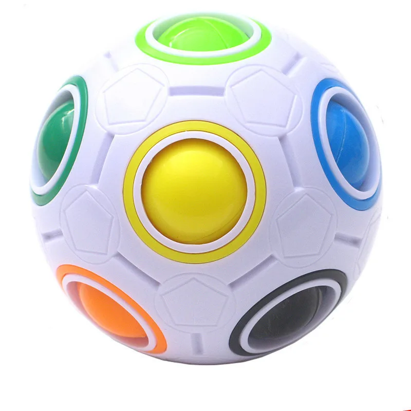 

Magic Ball Shaped Magic Soccer Creative Children's Educational Toys Rainbow Ball Rainbow Press Cube Colorful Hol