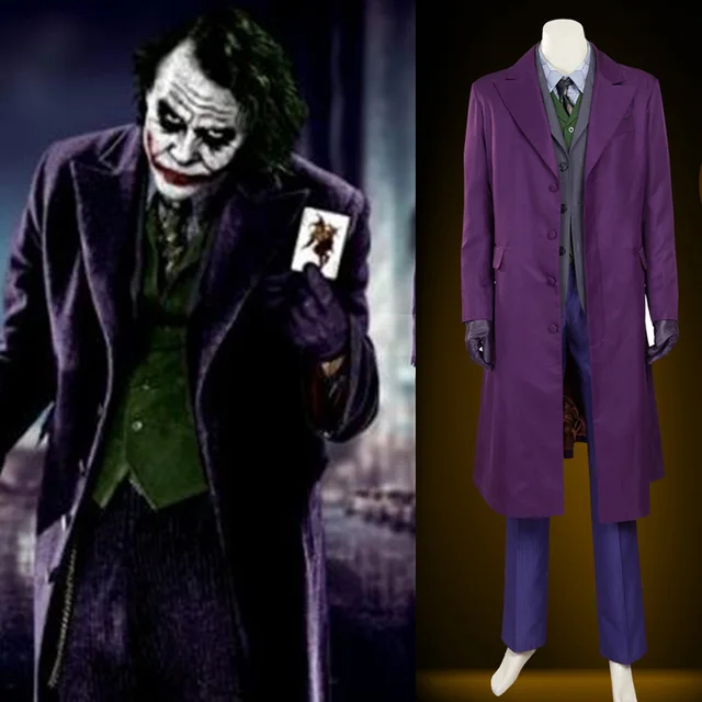 hero catcher batman the dark knight joker costume batman joker suit outfits hallowen cosplay movie hero