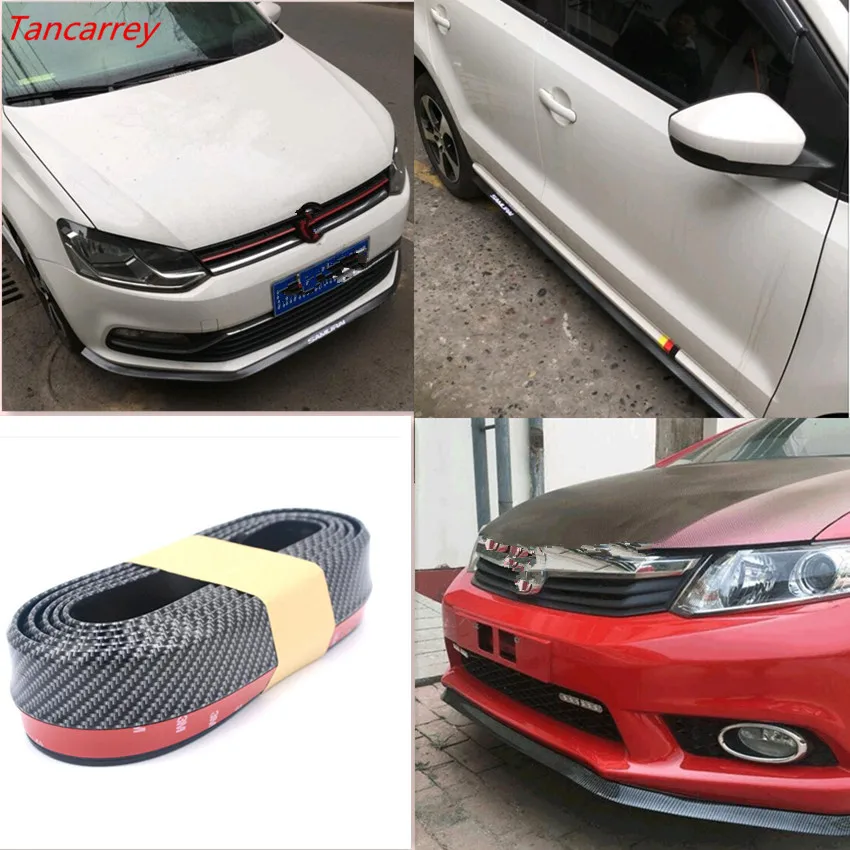 Защитная резиновая полоса для переднего бампера автомобиля SEAT Leon 1 2 3 MK3 FR Cordoba Ibiza