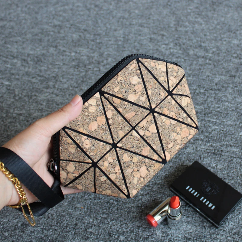 

new fashion women make up bag geometric casual cosmetic bag cases Travel Organizer makeup Case beauty bag toiletry kit pouch
