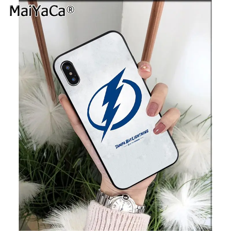 MaiYaCa Tampa Bay Lightning чехол для телефона высокого качества для Apple iPhone 8 7 6 6S Plus X XS MAX 5 5S SE XR Чехол для мобильного телефона - Цвет: A15