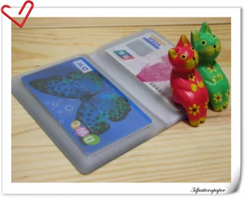 

12 page 5pcs PVC Card holder accessory Card holder inserts envelope supplies Z23