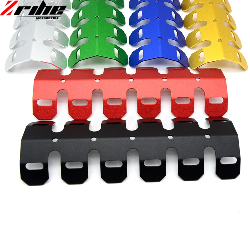 Universal Motorcycle Dirt Bike Exhaust Pipe Leg Protector Heat Shield
