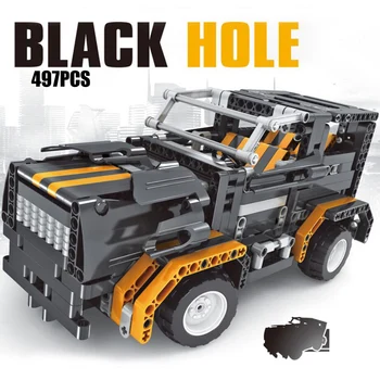 

2in1 radio 2.4Ghz Remote control building block Pickup truck model SUV Off-road vehicle bricks rc car toys collection for gifts