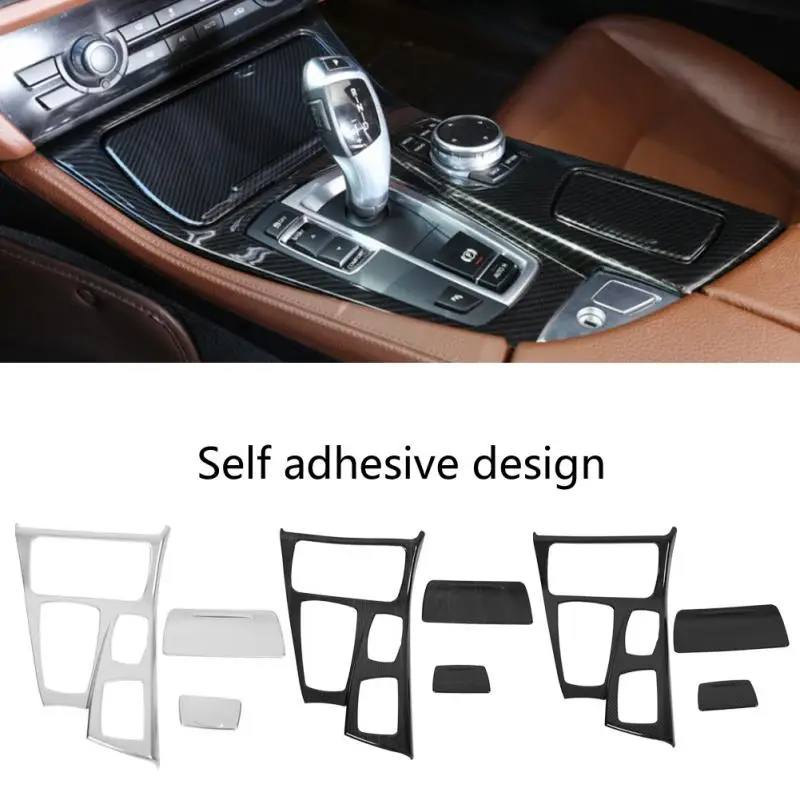 1set Durable New Car Interior Center Console Gear Shift Panel Cover Trim for BMW 5 Series F10 2011 2012 2013 2014 2015 2016 | Автомобили и