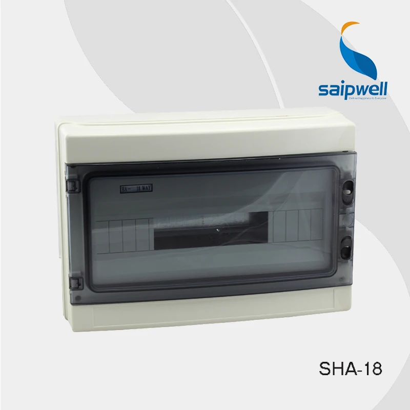 18P Distribution Box IP65 Electrical ABS Waterproof Box Waterproof Distribution Box 410 285 140mm SHA 18