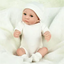 11 дюймов 28 см Силиконовая виниловая кукла-реборн новорожденный куклы детские куклы реалистичный ребенок ручной работы кукла-мальчик с одеждой для детей игрушки подарок
