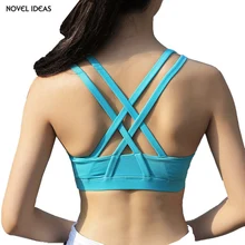 Новые идеи Multicolors Для женщин Мягкий Топ Спортивное Движение жилет спортивный бюстгальтер Йога Топ aptitud бюстгальтер популярные
