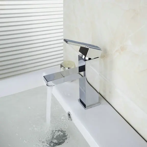 Single Handle Sink Faucet Modern Design Right Angle Chrome Finish Rotatable Spout Chrome Finish Brass Single Handle Sink Faucet Modern Design Right Angle Chrome Finish Rotatable Spout Chrome Finish Brass