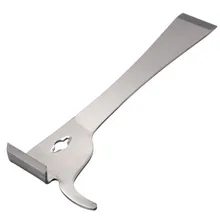 Пчелиный улей коготь Скребок 1 шт. Пчеловодство Нержавеющая сталь J Форма Тип инструмента изогнутый хвост пчелиный улей Крючковой шабер инструмент пчеловода A30