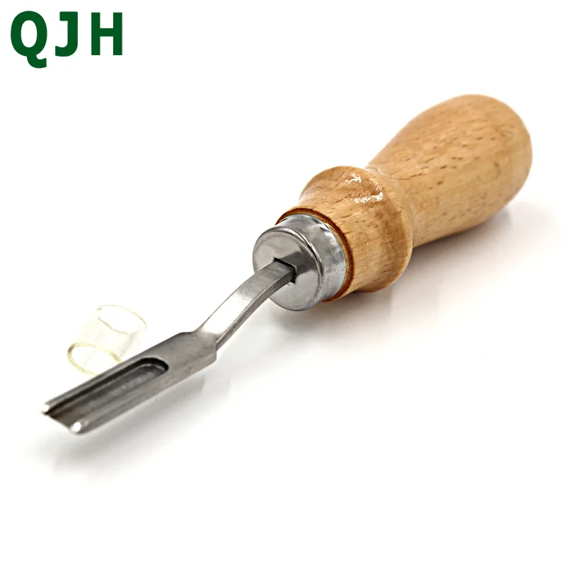 

Practical DIY Handmade French Style Leathercraft Leather Edge Beveler Cutting Skiving Trimming Leather Craft Tool