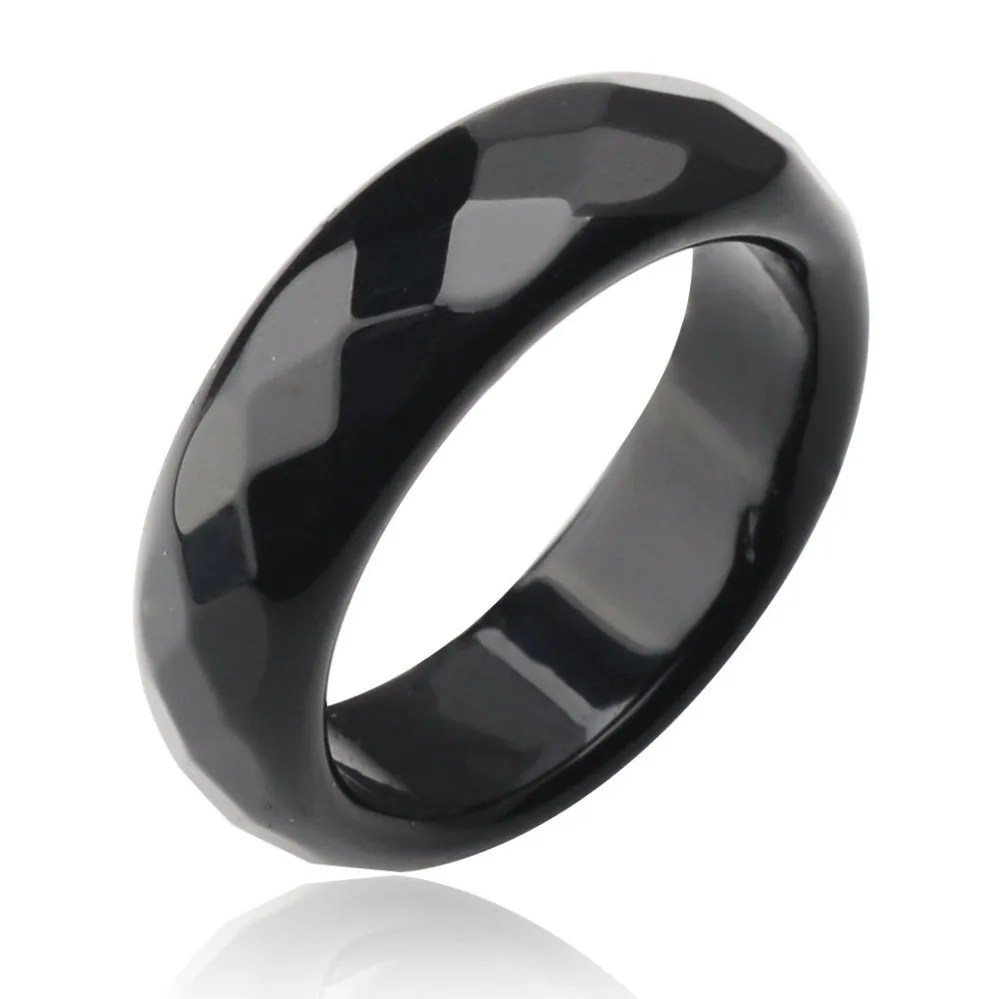Hot Sale high quality Natural black agate font b jade b font jewelry semi precious stone