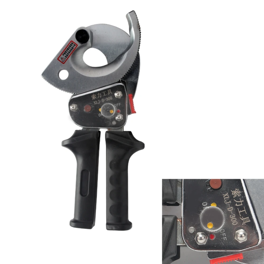 

Heavy Duty Ratchet Cable Cutter Cut Up To 300mm2 Ratcheting Wire Cut Hand Tool