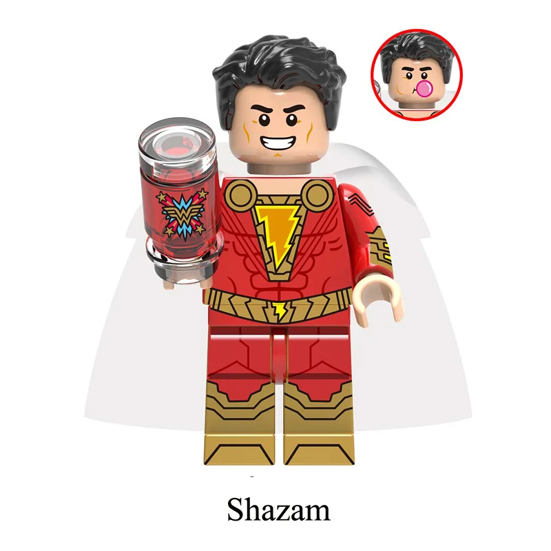 DC Shazam Freddy Freeman Black Adam Pedro PenaMini игрушка фигурка строительный блок Assebmle кирпичная для