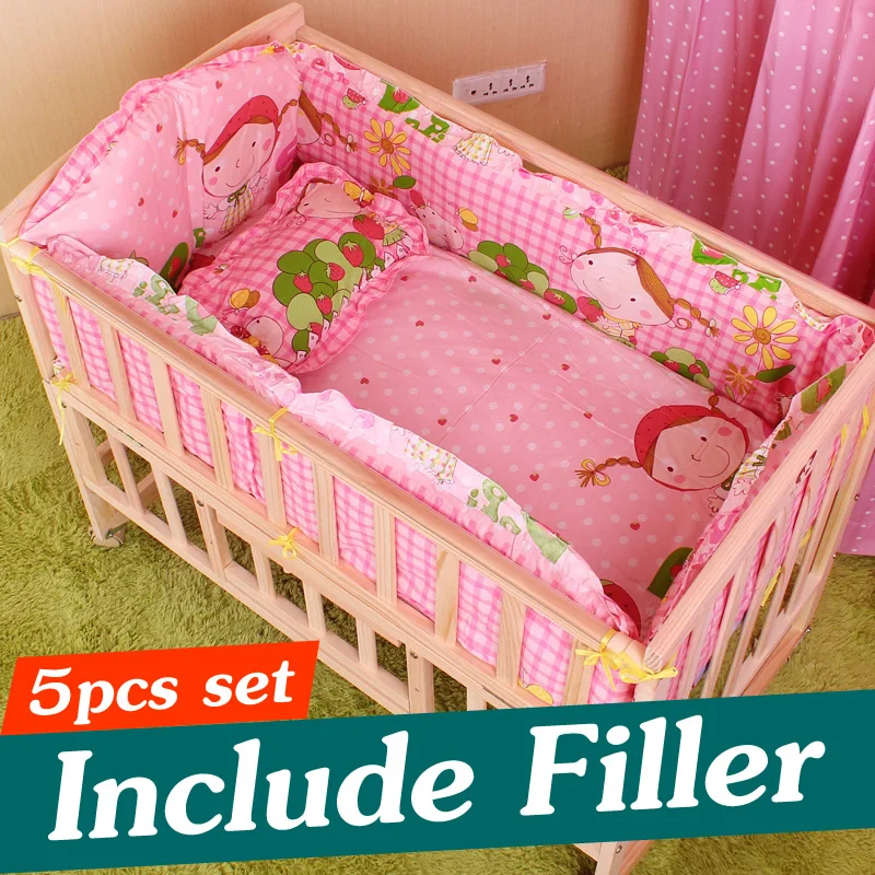 5 шт. Детский Комплект постельного белья 90x50 см|cot set|baby crib bedding setbaby set |