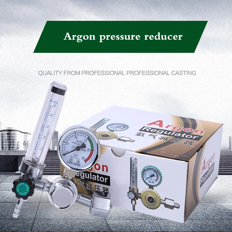 Аргоновый регулятор аргонового СО2 газового давления, расходомер, регулятор высокого качества, металлический MIG MAG сварочный датчик 0-25 МПа