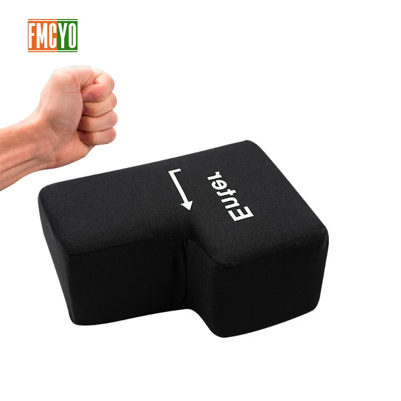 

Super Big Return Key Number Big Enter Key Decompression Vent Customer Service Programmer creative Nap Pillow Computer USB