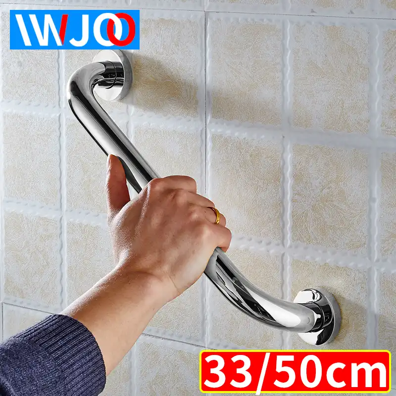 iwjoo zashitnye perila dlya tualeta dlya pozhilyh lyudej nerzhaveyushaya stal vannaya komnata ruchka dlya vanny podderzhka zahvata nastennyj veshalka dlya polotenec poruchni aliekspress