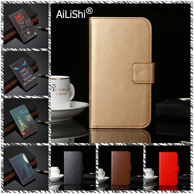 

AiLiShi Leather Case For Gionee S6s M7 Power A1 Plus P7 Max Marathon M5 F103 Pro PU Flip Cover Skin Wallet With Card Slots Case