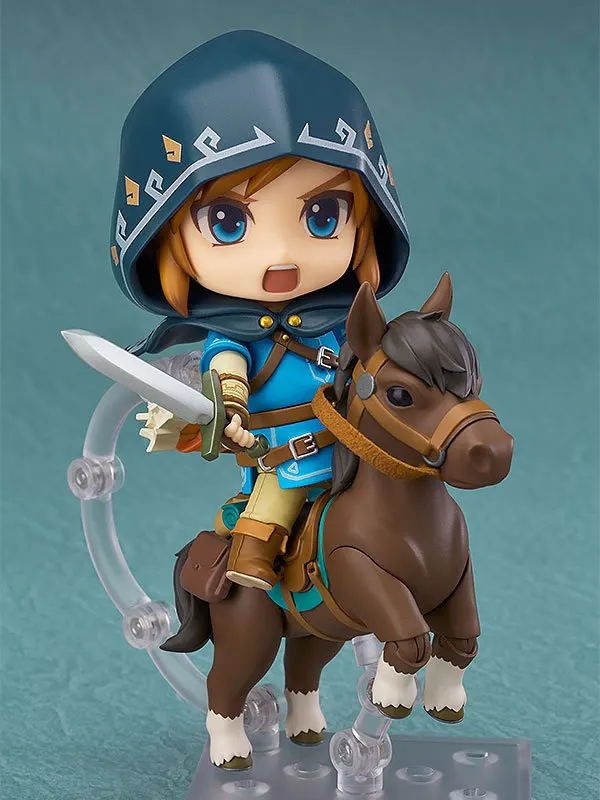 Nendoroid Легенда о Zelda Дыхание Дикого ссылка 733-DX Ver. ПВХ фигурку Коллекционная модель дети Игрушечные лошадки куклы 10 см