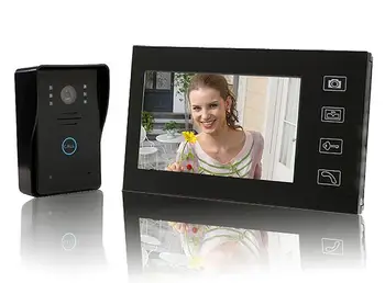 

7" LCD Wireless Video DoorPhone Doorbell Intercom System NightVision Waterproof