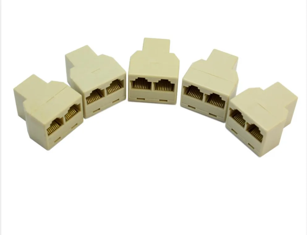

5 X 3 Sockets RJ45 6 LAN Ethernet Splitter Adapter Internet Connector Cable New Contator Network Socket Splitter Adapter PC