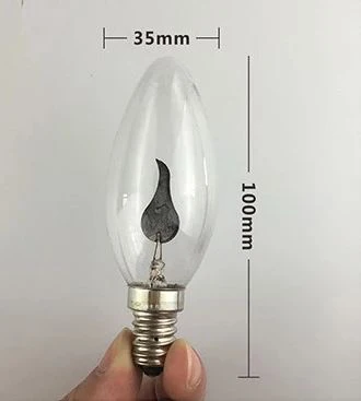 5 шт. Edison E14 светильник с пламенем, светодиодный энергосберегающий светильник, источник 220 В, декоративный светильник с пламенем, s лампы - Испускаемый цвет: Candle