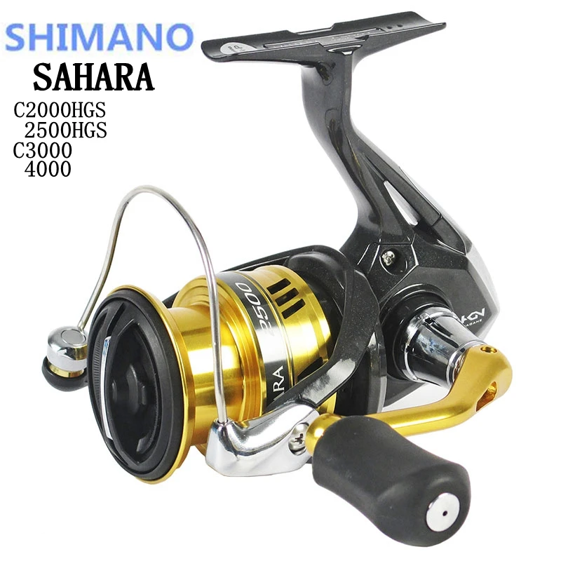 

100% Original 2017 NEW MODEL SHIMANO SAHARA FI C2000HGS 2500HGS C3000 4000 Gear ratio 4.7:1/ 5.0:1/6.0:1/6.2:1 fishing reel