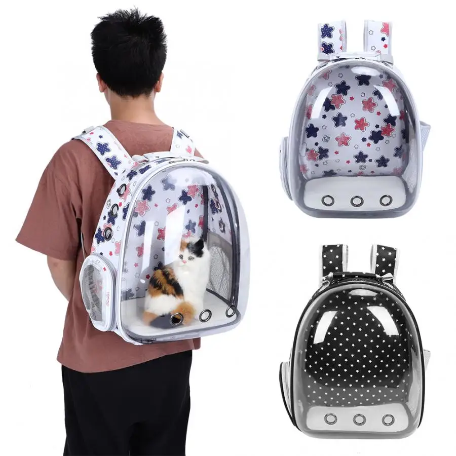 

New Pet Breathable Space Capsule Carrier Backpack with Air Vent for Cat Small Dog Outdoor Travel Cat Supplies Pet Carrier Bag