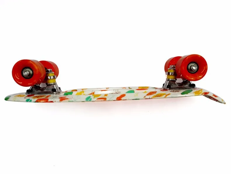 Galaxy mini cruiser 22 peny для скейтборда, для Лонгборда Pnny полный прозрачный скейтборд Рыбная доска розовый и синий patines дети