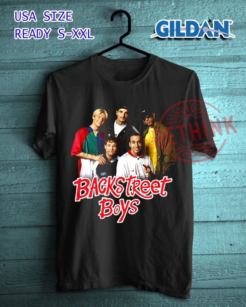 Футболка унисекс Backstreet для мальчиков 90-х годов футболка с рисунком черного цвета