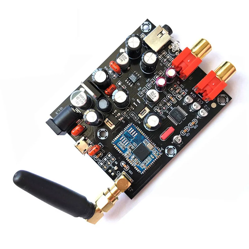 CSR8675 Bluetooth 5.0Receiver Board PCM5102A I2S DAC Decoder Board APTX HD Wireless Audio Module Support 24BIT With Antenna