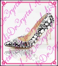 Aidocrystal 2016 New design Women pencil High Heels shoes pointed toe Brand Women Pump Fashion shoes for party