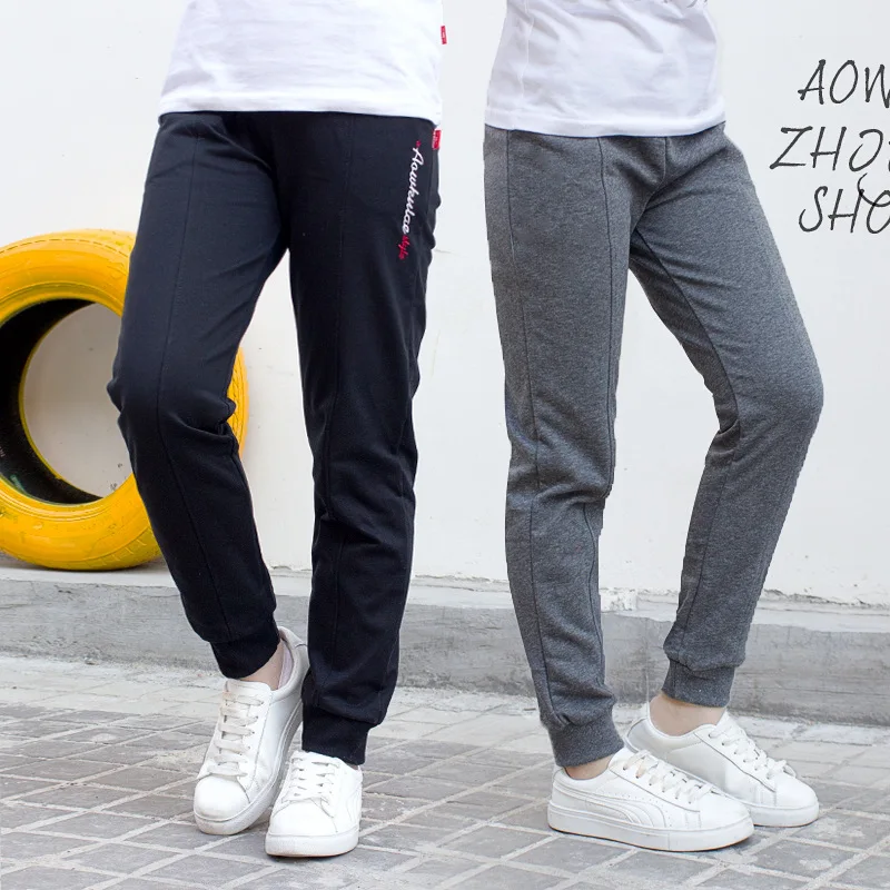 

IENENS 5-14Y Autumn Children Boy's Cotton Running Pant Clothing Kids Boy Casual Sports Trousers Clothes Boys Harem Pants Bottoms