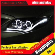 Auto Clud Style LED Head Lamp for Toyota Corolla led headlights 2011 Altis angel eye led