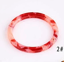 DIY аксессуары Корея ацетат круг кольцо earbob минималистский Геометрические серьги материалы - Цвет: 2