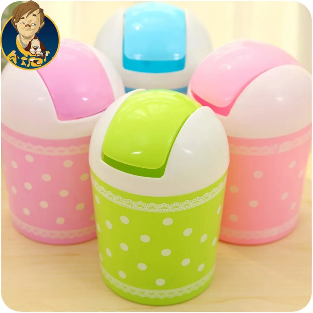 Mini Plastic Waste Bins For Table Desktop Rubbish Bins Paper Tissue