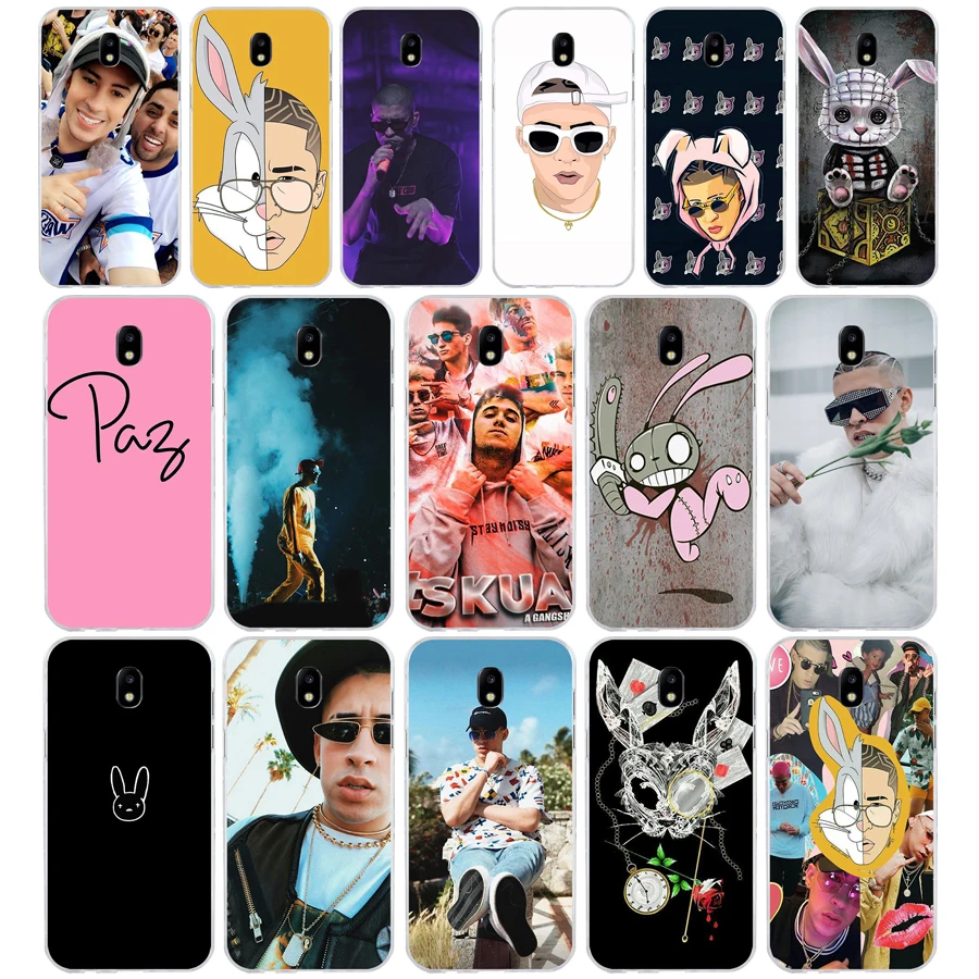 

198SD Bad Bunny Soft Silicone Tpu Cover phone Case for Samsung j3 j5 j7 2015 2016 17 j2 prime j6 Plus 2018