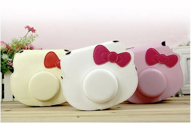 FUJIFILM мгновенная камера из искусственной кожи чехол сумка для Polaroid Instax Mini hello kitty плечевой ремень модный защитный чехол Крышка